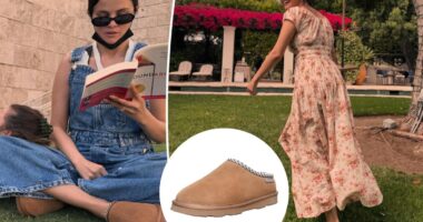 Selena Gomez wore $69 Bearpaw slippers that look just like Uggs
