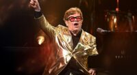 Elton John has claimed that gaining fame from shows like X-Factor is 'the worst thing that can happen to you in the music industry' (pictured at Glastonbury)