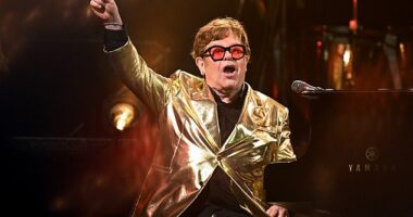Elton John has claimed that gaining fame from shows like X-Factor is 'the worst thing that can happen to you in the music industry' (pictured at Glastonbury)