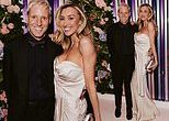 Sophie Habboo stuns in a strapless silver gown as she enjoys rare night out with husband Jamie Laing at the BAFTA TV Awards - six months after welcoming son Ziggy