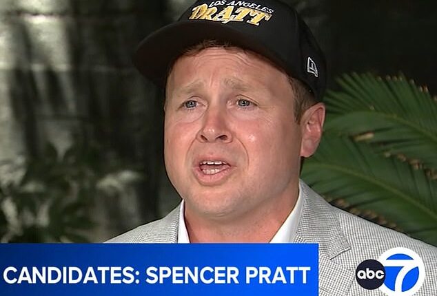 LA Mayoral candidate Spencer Pratt was grilled about his past with a prominent conspiracy theorist during a Friday interview with ABC7 Los Angeles