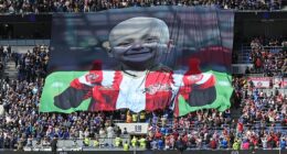 Sunderland and Everton supporters at the Hill Dickinson Stadium unveiled a large banner with a picture of Bradley Lowery, on what would have been his 15th birthday
