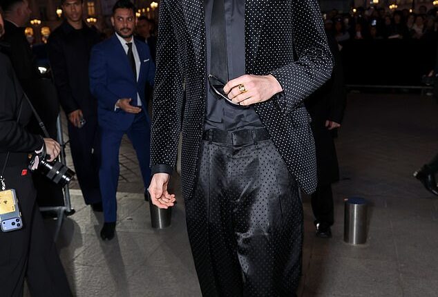 Supermodel Jordan Barrett is eyeing a career off the fashion runways while focusing on his health and wellbeing. Pictured in March