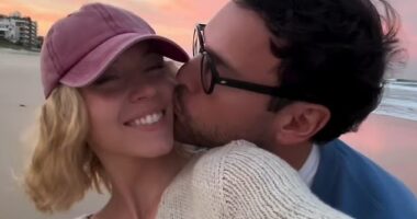 Sydney Sweeney couldn't contain her affection for boyfriend Scooter Braun in a new PDA-filled video she posted on Tuesday
