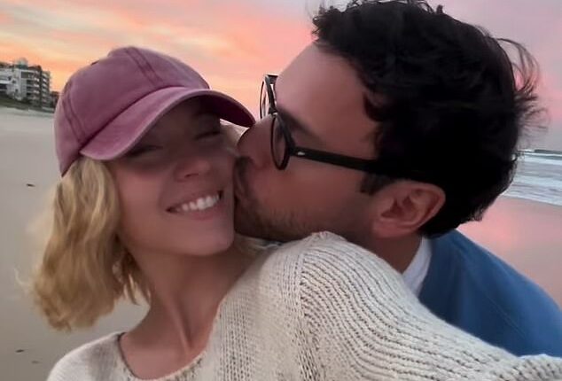 Sydney Sweeney couldn't contain her affection for boyfriend Scooter Braun in a new PDA-filled video she posted on Tuesday