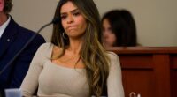 Disgraced Bachelorette Taylor Frankie Paul's attorney claimed in a court hearing Thursday that she suffered two miscarriages before a February domestic violence incident, according to Us Weekly; Paul is pictured in court in Salt Lake City, Utah, on Thursday