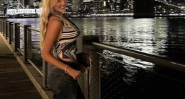 Vernon Kay and Tess Daly's youngest child enjoyed dinner at one of New York's best restaurants on Tuesday, just days after the couple confirmed their 22-year marriage is over