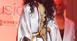 Teyana Taylor, 35, suffered an awkward mishap at the Billboard Women in Music Awards on Wednesday when a teleprompter glitch told her to 'exit' the stage, prompting her to walk off