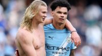 Nico O'Reilly (right) has the highest win percentage of any Premier League player this season