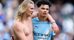 Nico O'Reilly (right) has the highest win percentage of any Premier League player this season