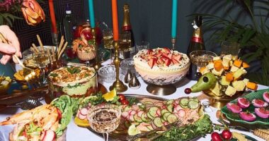 The 1980s dinner party is back on trend - and Waitrose has revealed how to give it a modern day spin