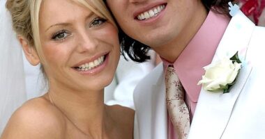 Tess Daly and Vernon Kay on their wedding day in 2003. There was no doubting that they were head over heels in love, writes Katie Hind