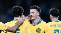 Football Australia will cut 20 per cent of its workforce (pictured, Socceroos star Adjin Hurstić celebrates during a match against Cameroon)