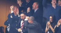 Ahmed Elmohamady was sat just in front of Prince William at the Europa League final