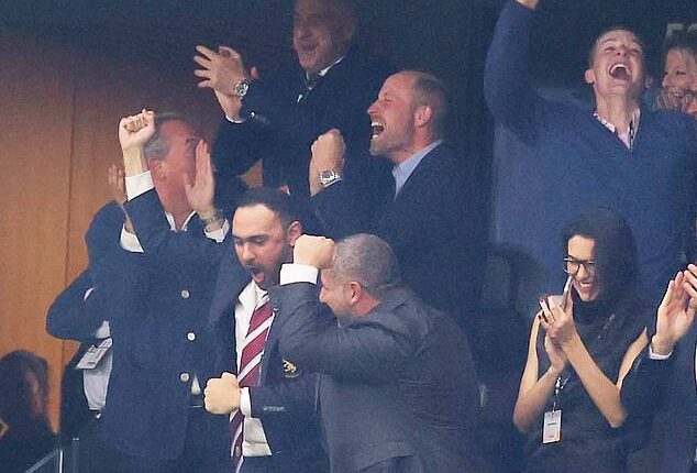 Ahmed Elmohamady was sat just in front of Prince William at the Europa League final