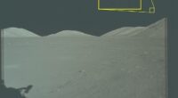 One NASA image from the Apollo 17 moon mission in 1972 appears to show three lights arranged in a triangular formation above the lunar terrain