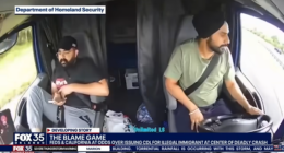 Illegal alien with CDL causing a crash.