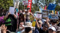 Thousands protest revision of Article 9 in Japan’s 1947 constitution