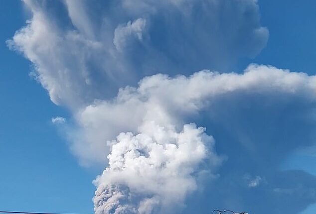 Three hikers were killed and 10 were missing after a volcano on Indonesia's eastern Halmahera island erupted on Friday