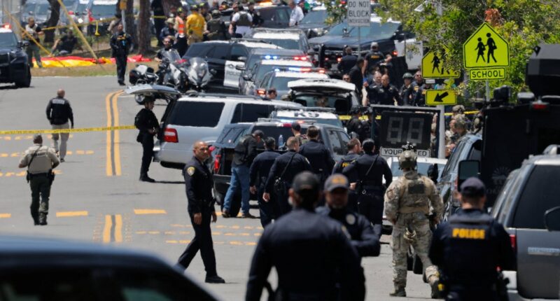Three killed in San Diego Islamic center shooting as police find two suspects dead blocks away: Latest