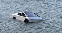 Images shared by Grapevine Police showed the vehicle partially submerged in the waters after being ditched
