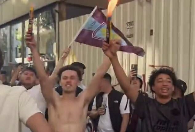 Birmingham Under-21 player Caleb Sanders was spotted in Istanbul supporting Aston Villa before the Europa League final