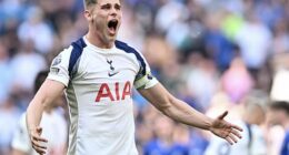 Micky van de Ven had some strong words after Tottenham Hotspur just avoided relegation