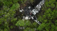 A small plane carrying pickleball players crashed in trees in Texas Hill Country on Thursday
