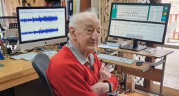 Monty Maizels (pictured) has been farewelled after his death at the age of 102