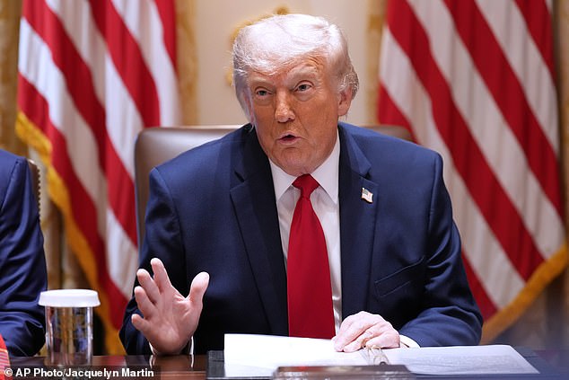 President Donald Trump issued a chilling warning to Iran during a high-stakes Cabinet meeting today, rejecting Tehran's latest diplomatic overtures while boldly asserting that the Islamic Republic's military has already been utterly dismantled