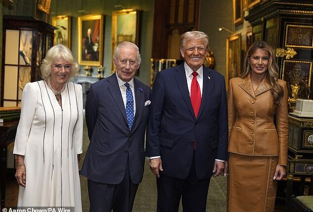 President Donald Trump announced that the UK's King Charles III and Queen Camilla will visit the US at the end of April