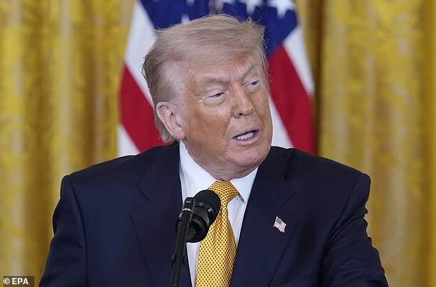 The President has been under pressure from some on the far right to remain in line with Israel