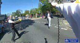Police had to taser the knifeman in Golders Green after two Jewish people were stabbed in the terror attack. Both are now in a stable condition