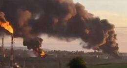 Ukrainian drones strike oil pumping station 800 miles into Russian territory