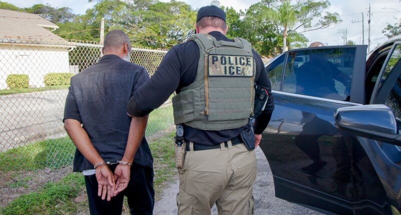 ICE making arrest