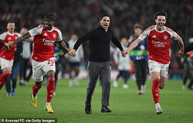 Wayne Rooney claimed Arsenal's celebrations after reaching the Champions League final were a 'bit too much'