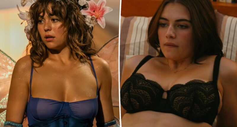 We found all the 'Off Campus' bras and lingerie Hannah and Allie wear