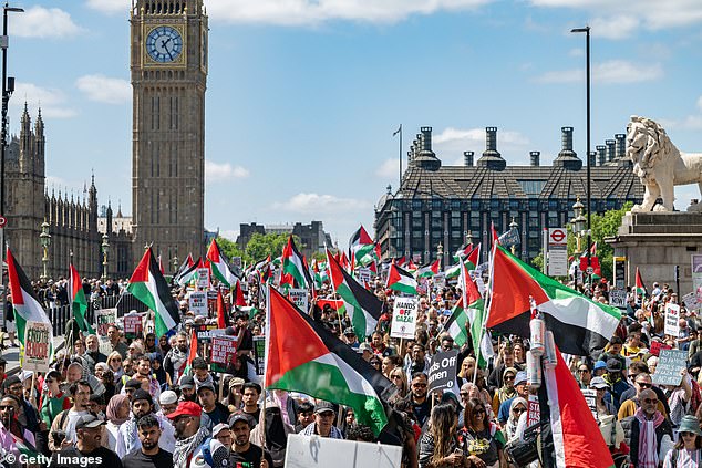 Last year's National March for Palestine passed over Westminster Bridge and celebrated the anniversary of the Nakba, when around 750,000 Palestinian Arabs were expelled from their lands in 1948