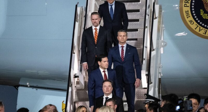 What CEOs from Tesla, Nvidia and over a dozen other companies hope to gain by joining Trump in China