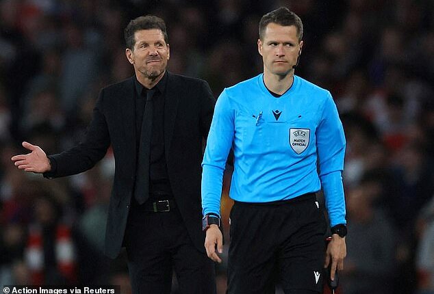 Atletico Madrid are thought to be privately fuming after a number of circumstances in north London on Tuesday