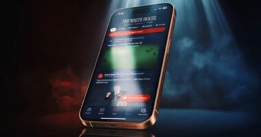 The Trump administration launched an official White House app on Friday as it promoted 'real-time updates, straight from the source, no filter'