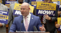 Sean O'Brien urging Congress to pass the Faster Labor Contracts Act