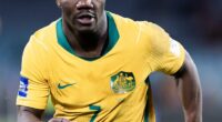 Nestory Irankunda has turned heads after boldly declaring the Socceroos can 'go all the way' and win the World Cup this year