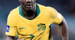 Nestory Irankunda has turned heads after boldly declaring the Socceroos can 'go all the way' and win the World Cup this year