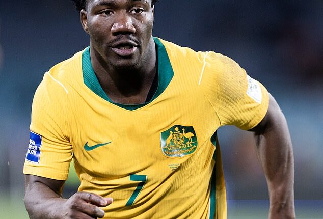 Nestory Irankunda has turned heads after boldly declaring the Socceroos can 'go all the way' and win the World Cup this year