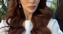 Antonia Higham (pictured before her face lift), 28, first started getting cosmetic procedures when she was 18 and quickly became 'addicted' to getting filler