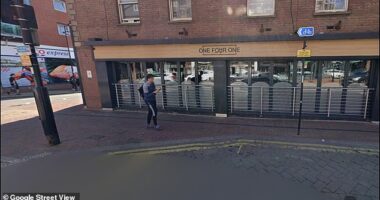 A 30-year-old woman has died after a shooting outside Sheffield's One Four One (pictured) bar shortly before 3am on Monday morning