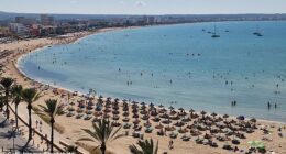 The suspect allegedly bundled her into his vehicle after spotting her walking back to her hotel from a nightspot in the Majorcan capital Palma (File image)