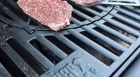 Alesia testing the Weber Genesis BBQ  for our round up