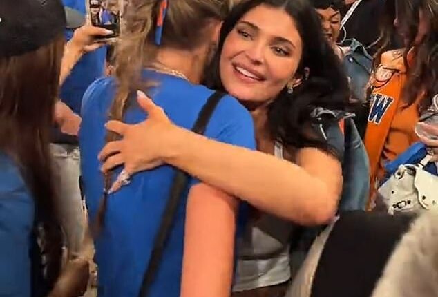 Kylie Jenner and Taylor Swift had an awkward courtside run-in at Madison Square Garden on Wednesday as they watched the New York Knicks take on the San Antonio Spurs